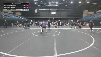 207 lbs Cons. Round 3 - Keasiya Luedde, Missouri Valley College vs Hollie Hedgpeth, Missouri Valley College