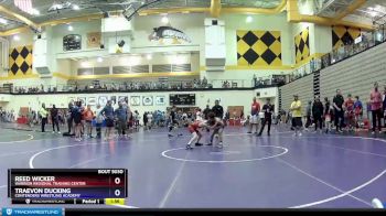 87 lbs Semifinal - Reed Wicker, Warrior Regional Training Center vs Traevon Ducking, Contenders Wrestling Academy