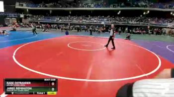 6A 157 lbs Cons. Round 2 - Jared Remington, League City Clear Creek vs Rade Ostrander, Keller Timber Creek