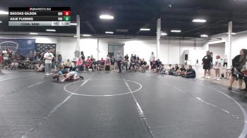 76 lbs Cons. Semi - Julie Fleming, Mat Assassins vs Brooks Gilson, Darkhorse