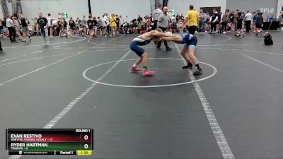 84 lbs Round 1 (6 Team) - Ryder Hartman, Triumph vs Evan Restivo, Whitted Trained Legacy