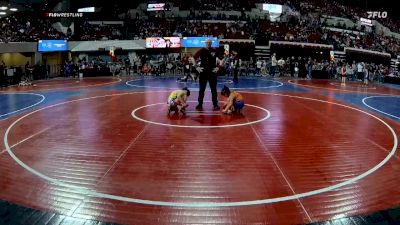 61 lbs Round 3 - Aylah Hipple, Lights Wrestling Club vs Raya Dopp, Northeast MT Wrestling Club