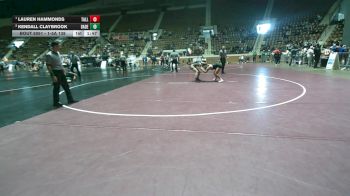1-5A 138 Quarterfinal - Lauren Hammonds, Tallassee vs Kendall Claybrook, Dadeville High School