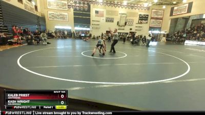 132 lbs Cons. Round 3 - Kaleb Priest, Southridge vs Kash Wright, Goldendale