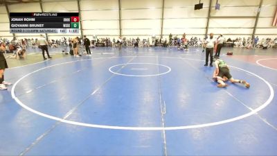 110 lbs Round 3 (12:30pm Saturday) - Jonah Rohm, Dynasty Black vs Giovanni Brunst, Westshore D.S.