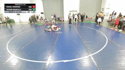 126 lbs Champ. Round 1 - Diesel Knudsen, Utah vs Jayden Mancilla, Utah