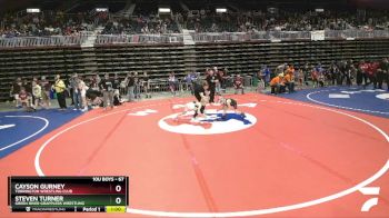 67 lbs Cons. Round 2 - Cayson Gurney, Torrington Wrestling Club vs Steven Turner, Green River Grapplers Wrestling