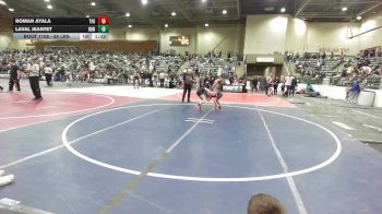 85 lbs Rr Rnd 3 - Roman Ayala, The Valley WC vs Laval Jeantet, Run To Danger