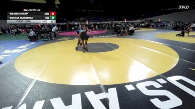 6A/5A Girls 170 Cons. Semi - Leticia Martinez, Hillsboro Girls vs Ryann Sharp, Corvallis Girls