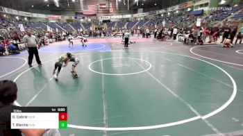 50 lbs Consolation - Gunner Cabral, Pueblo County WC vs Troy Blevins, Punisher Wrestling Company