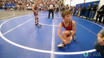 67 lbs Rr Rnd 2 - Drake Lear, Fort Gibson Youth Wrestling vs Trace Smallwood, Dark Cloud Wrestling Club