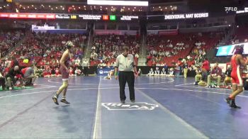 3A-126 lbs Cons. Round 2 - Josh Bergkamp, Dowling Catholic vs Emperor Lewis, Des Moines East