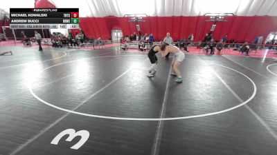 USA Junior Boys - 165 lbs 5th Place Match - Michael Kowalski, Team Nazar Training Center vs Andrew Bucci, Belvidere Bandits Wrestling Club