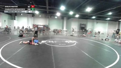 80 lbs Semifinal - Evelyn Nguyen, Mat Demon WC vs Charlotte DiFrancisco, Poway Elite