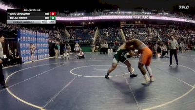 2A 215 lbs Champ. Round 1 - Rylan Heers, Bandys High School vs Aric Lipscomb, Bartlett Yancey High School