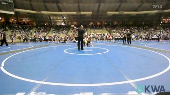 285 lbs Round Of 16 - Zander Dickson-Reese, Bristow Youth Wrestling vs Rayden Lackey, Jay Wrestling Club