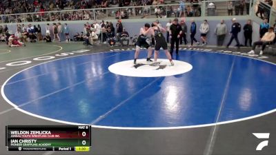 187 lbs Rr1 - Weldon Zemlicka, Juneau Youth Wrestling Club Inc. vs Ian Christy, Pioneer Grappling Academy