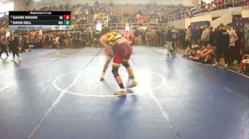 177 lbs Champ. Round 1 - David Dell, Westland vs Gauge Woods, Unattached
