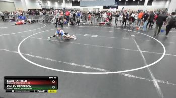 52-57 lbs 5th Place Match - Kinley Pederson, Summit Wrestling Academy vs Leah Hatfield, Big Game Wrestling Club