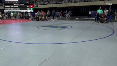 110 lbs Quarterfinal - Jeremy Jackson, Sicklerville vs Joseph De Pasqua, Pocono Summit