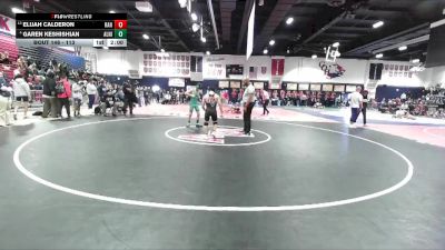 113 lbs Champ. Round 2 - Elijah Calderon, Rancho Verde vs Garen Keshishian, Aliso Niguel