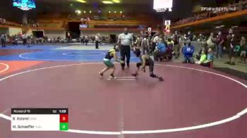 78 lbs Round Of 16 - Brecken Roland, Cobbler Wrestling vs Myles Schaeffer, Ruis Wrestling