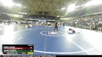 77 lbs Cons. Round 6 - Owen Mathis, Lind-Ritzville Marmots Wrestling vs Ryder Tackett, Hells Canyon Wrestling