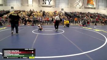 70 lbs Cons. Round 1 - Alexander Irwin, Spencerport Jr Rangers Wrestling Club vs Hunter Walpole, Duanesburg-Schoharie Youth Wrestling