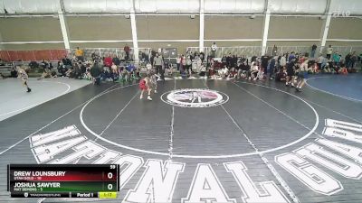 59 lbs Quarters & Wb (16 Team) - Drew Lounsbury, Utah Gold vs Joshua Sawyer, Mat Demons