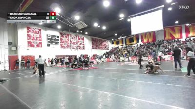 126 lbs Champ. Round 2 - Raymond Carbajal, Santa Fe vs Knox Espinoza, Long Beach Poly