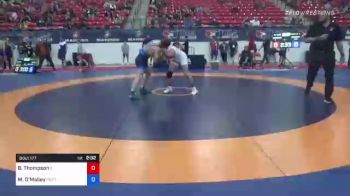 79 kg Round Of 16 - Brayden Thompson, Illinois vs Michael O'Malley, Pennsylvania RTC