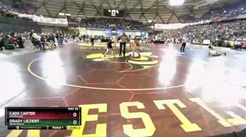 2 lbs Champ. Round 1 - Cade Carter, Enumclaw vs Grady Lieziert, Washougal