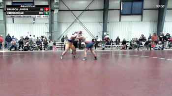 285 lbs Consi Of 8 #2 - Brandon Lavasta, New England College vs Colton Wells, Western New England