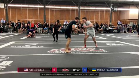 Mykola Plazynskyi vs Wesley Coker 2026 ADCC Portland Open