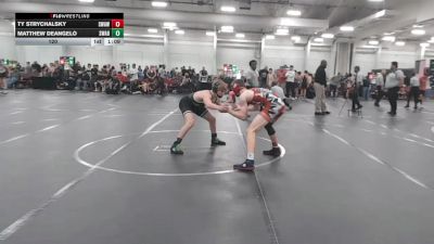120 lbs Round 7 (10 Team) - Ty Strychalsky, Savage WA White vs Matthew DeAngelo, Savage WA Black