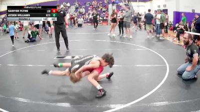 65 lbs Round 4 - Ayden Williams, KC Elite Training Center vs Sawyer Flynn, Legacy Elite Wrestling