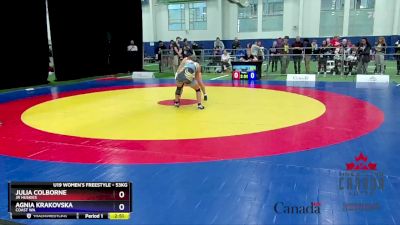 53kg Quarterfinal - Julia Colborne, Jr Huskies vs Agnia Krakovska, Coast WA