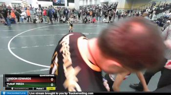 59 lbs Quarterfinal - Landon Edwards, MO vs Yusuf Mirza, FL