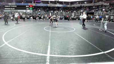 85 lbs 7th Place - Finnley Purvis, Mascoutah vs Briggs Ellis, Eagle Wr Ac