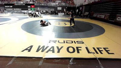 132 lbs Consi Of 16 #2 - Zach Lim, The Roxbury Latin School vs Dominic Marinilli, Northfield Mt Hermon