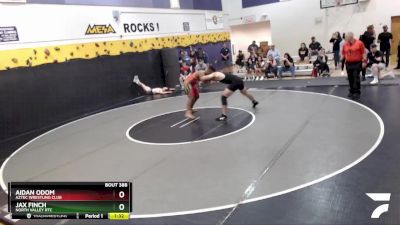 215 lbs Semifinal - Jax Finch, North Valley RTC vs Aidan Odom, Aztec Wrestling Club