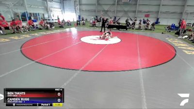 100 lbs Round 3 (8 Team) - Ben Takats, Ohio Gray vs Camden Rugg, Wisconsin Red