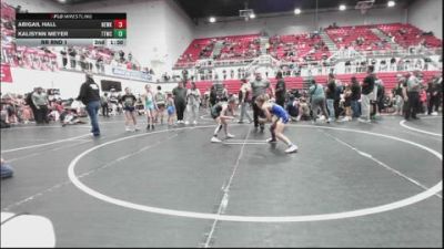 43 lbs Rr Rnd 2 - Theamaeve Sanders, OKC Saints Wrestling vs Blaire Boyd, Standfast