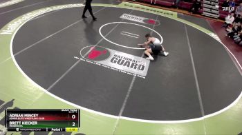 106 lbs Semifinal - Brett Kiecker, Minnesota vs Adrian Mincey, SOARR Elite Wrestling Club