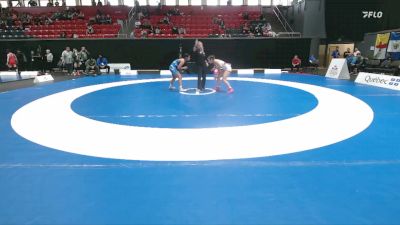 57kg Quarterfinal - Vivika Barker, Spartan Wrestling Club vs Gurleen Dhillon, Canadian Mal Wrestling