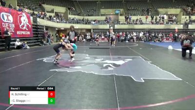 70 lbs Round 1 - Cora Staggs, Outlaw Wrestling Club vs Hadley Schilling, Northwestern Tigers