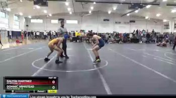138 lbs Round 1 (4 Team) - Dalton Martinez, EP Rattlers vs Dominic Armistead, Polar Bear Ex