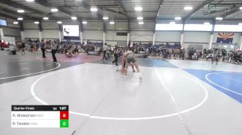 156 lbs Quarterfinal - River Wickstrom, Montazuma Cortez vs Raidyn Tanaka, Yuma Elite Wr Ac
