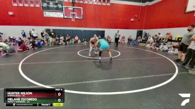 165 lbs Round 5 (6 Team) - Hunter Wilson, Kansas Gold vs Melanie Escobedo, Reece`s Warriors