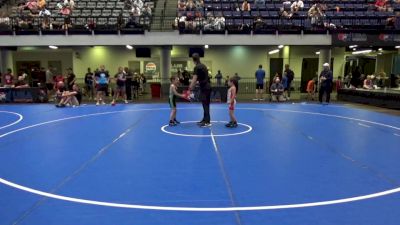 49 lbs Cons. Sub-semis - William Stott, Backyard Bullies Wrestling Club vs Saeed Mirza, Edina Wrestling Association